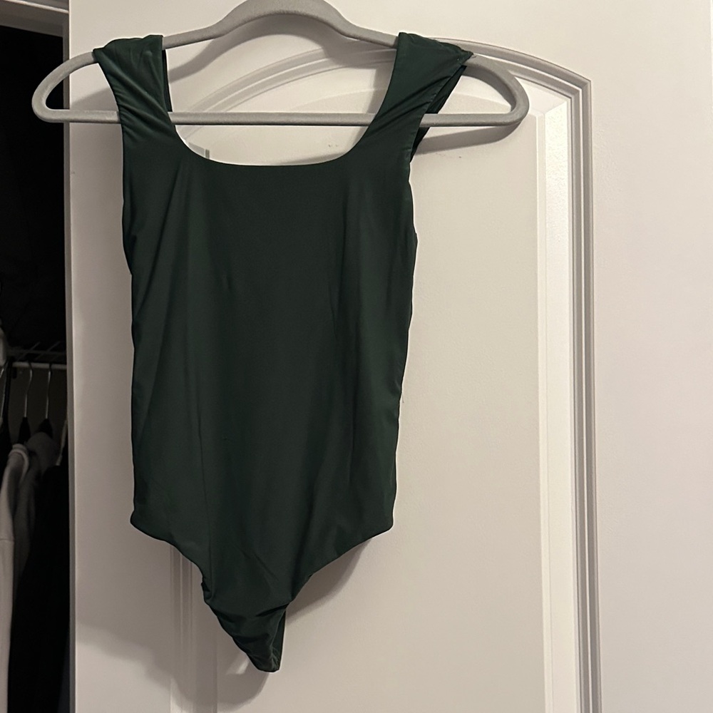 Aerie Dark Green Bodysuit